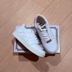 Bape Sta All White Sneakers